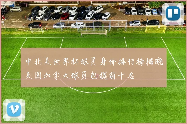 中北美世界杯球员身价排行榜揭晓美国加拿大球员包揽前十名